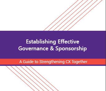 Establishing Effective Governance and Sponsorship: A Guide to Strengthening CX Together
