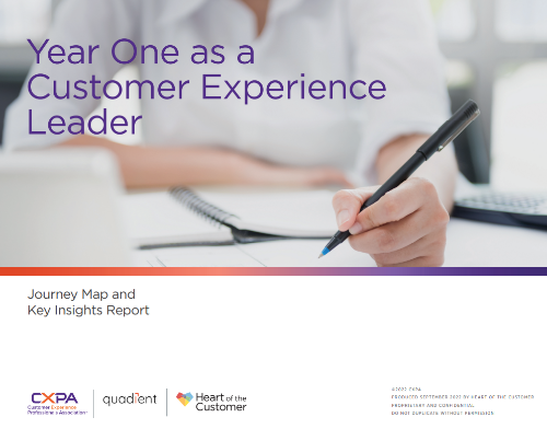 Year One as a Customer Experience Leader